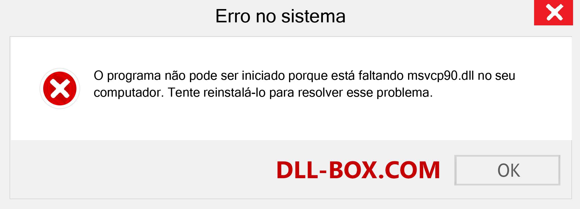 Arquivo msvcp90.dll ausente ?. Download para Windows 7, 8, 10 - Correção de erro ausente msvcp90 dll no Windows, fotos, imagens